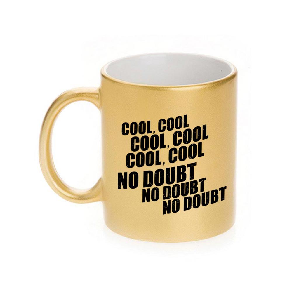 The Office Cool Cool Cool 11 oz Gold Metallic Mug