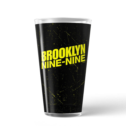 Brooklyn Nine-Nine Logo 17 oz Pint Glass-0