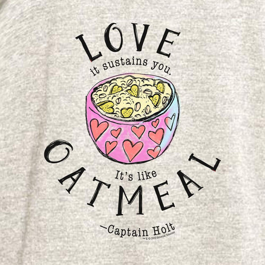 Brooklyn Nine-Nine Captain Holt's Love Quote Adult Tri-Blend Raglan Hoodie-1