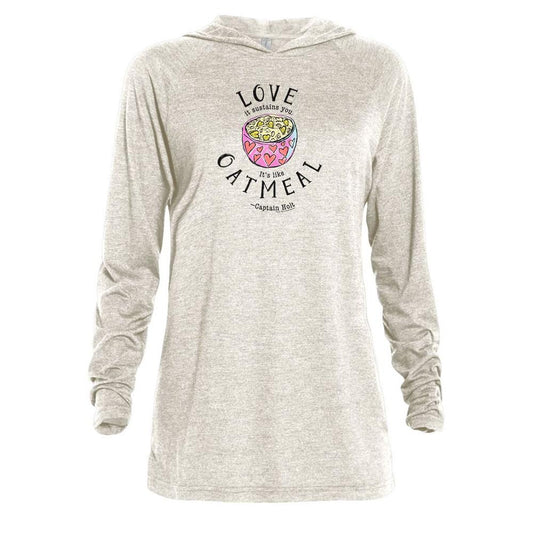 Brooklyn Nine-Nine Captain Holt's Love Quote Adult Tri-Blend Raglan Hoodie-0