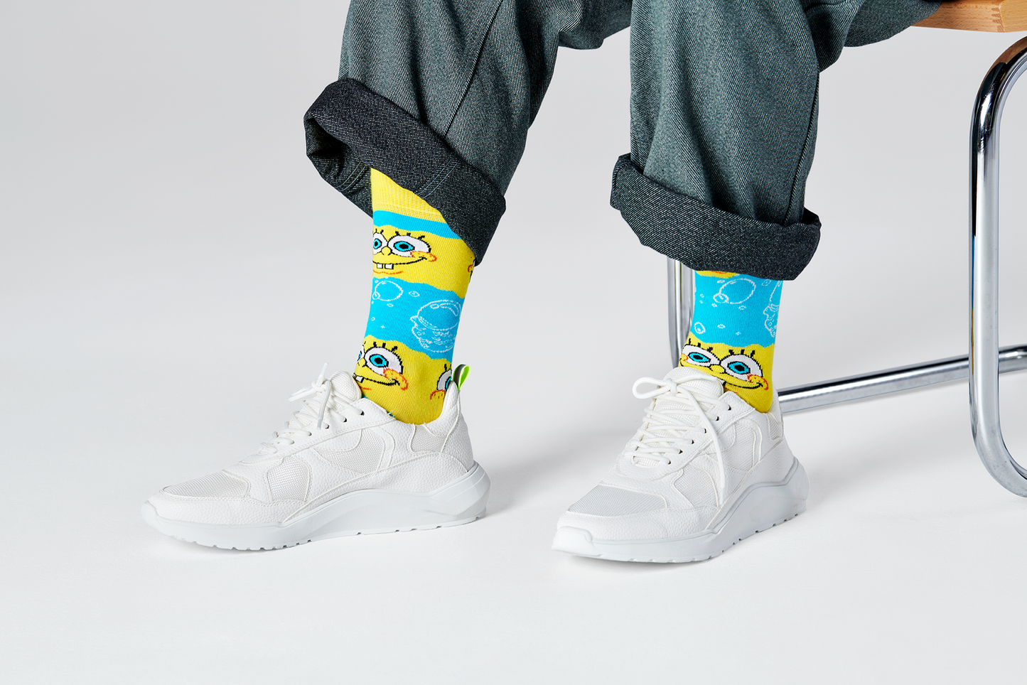 SpongeBob SquarePants Say Cheese Socks - SpongeBob SquarePants Official Shop