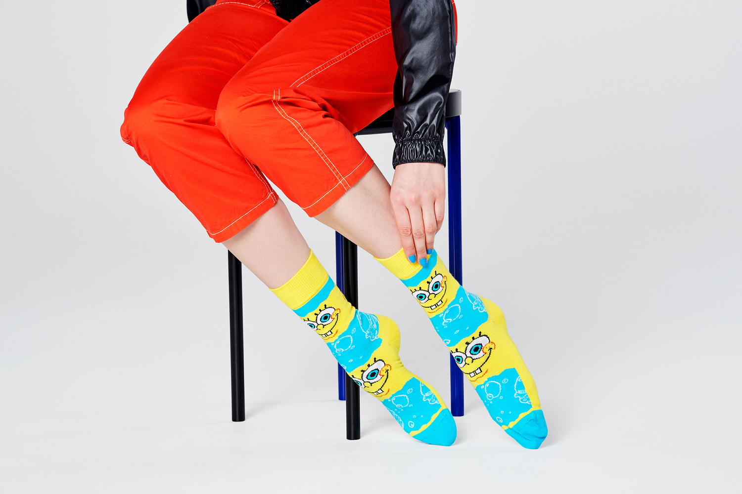 SpongeBob SquarePants Say Cheese Burger Socks - SpongeBob SquarePants Official Shop