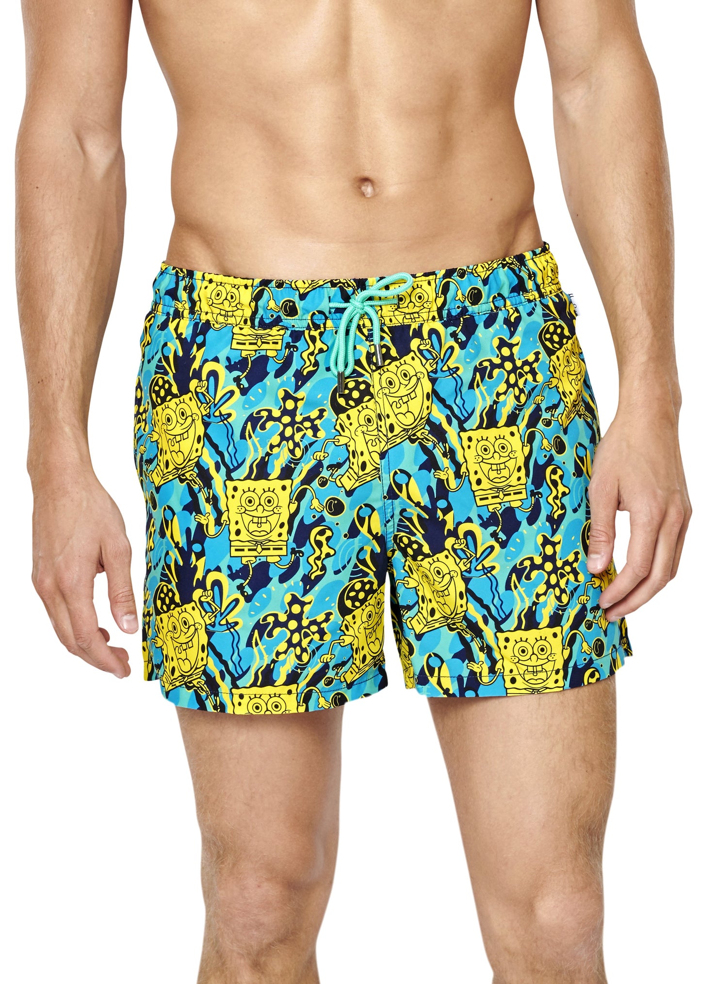 SpongeBob Let's Get Tropical Swim Shorts - SpongeBob SquarePants Official Shop