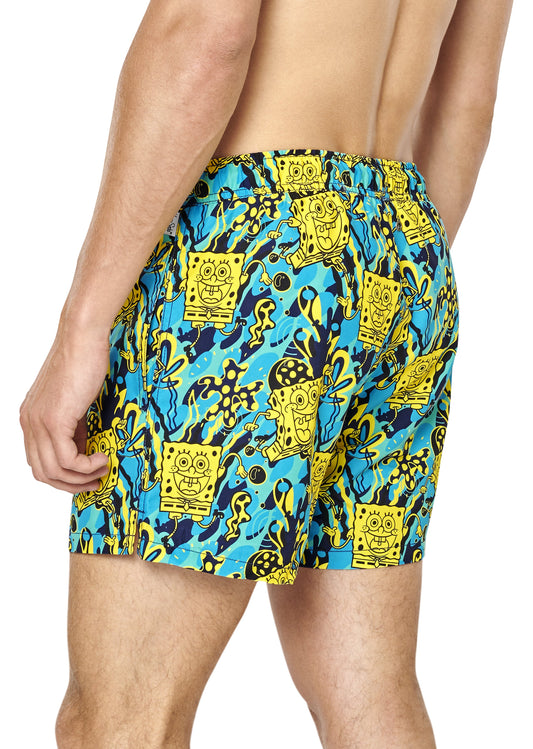 SpongeBob Let's Get Tropical Swim Shorts - SpongeBob SquarePants Official Shop-1