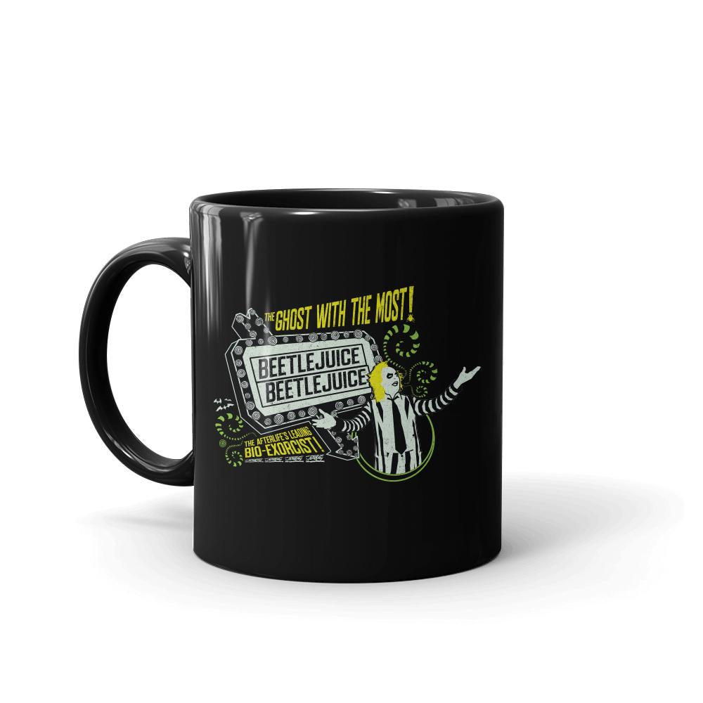 Beetlejuice Ghost with the Most Black Mug