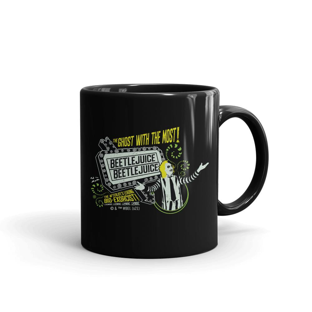 Beetlejuice Ghost with the Most Black Mug