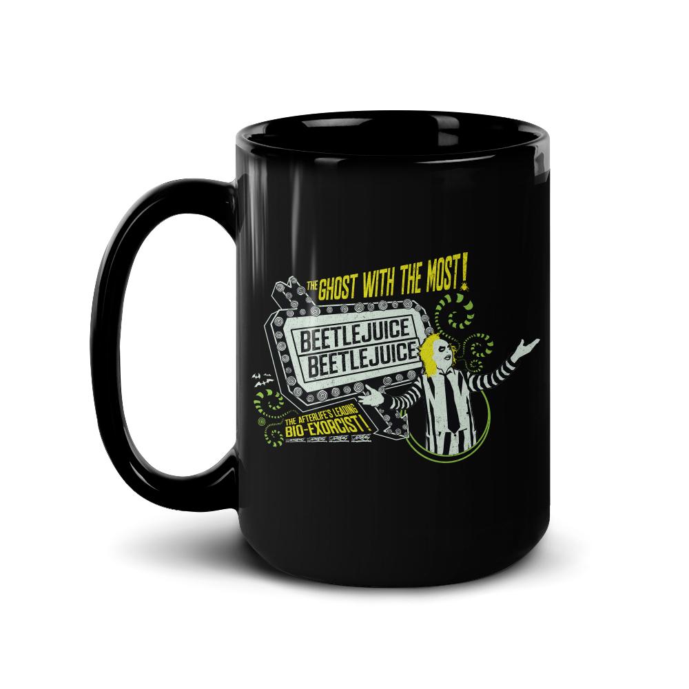 Beetlejuice Ghost with the Most Black Mug