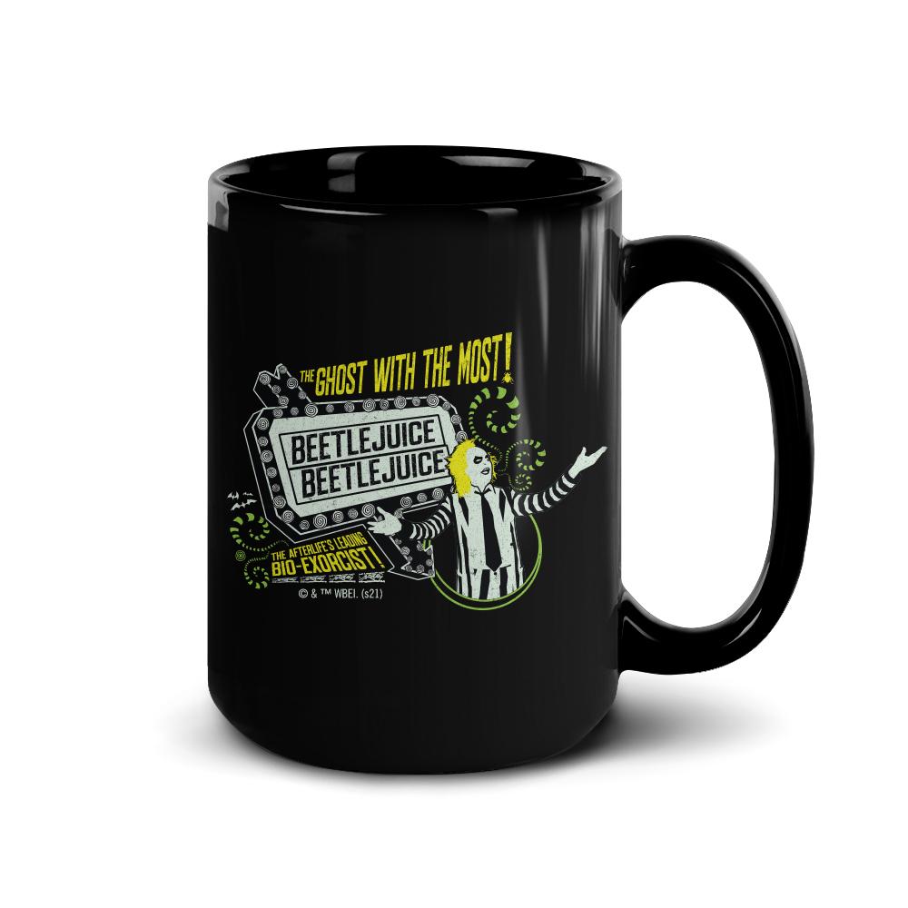 Beetlejuice Ghost with the Most Black Mug