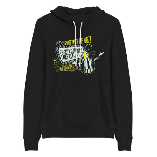 Beetlejuice Ghost with the Most Adult Fleece Hooded Sweatshirt-0