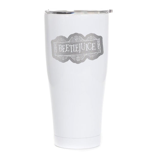 Beetlejuice Logo Laser Engraved SIC Tumbler-1