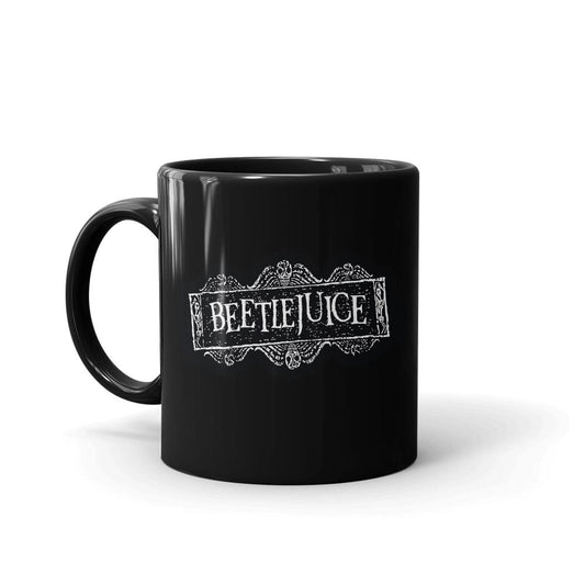 Beetlejuice Logo Black Mug-0