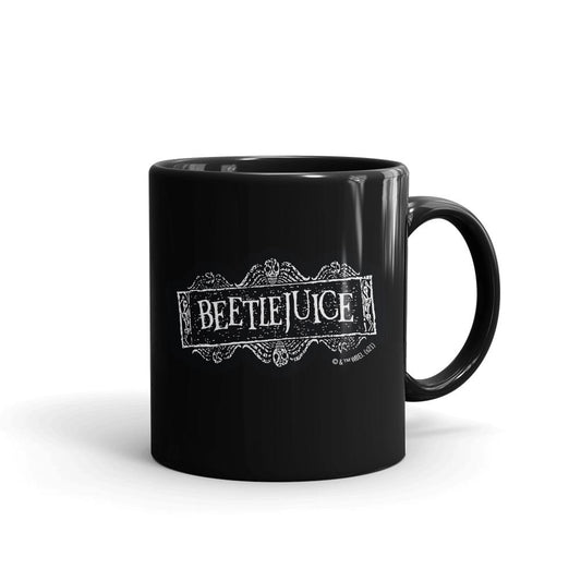 Beetlejuice Logo Black Mug-1