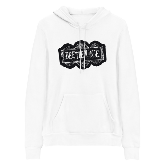 Beetlejuice Logo Adult Fleece Hooded Sweatshirt-3