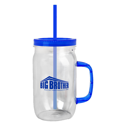 Big Brother Mason Jar Tumbler-5