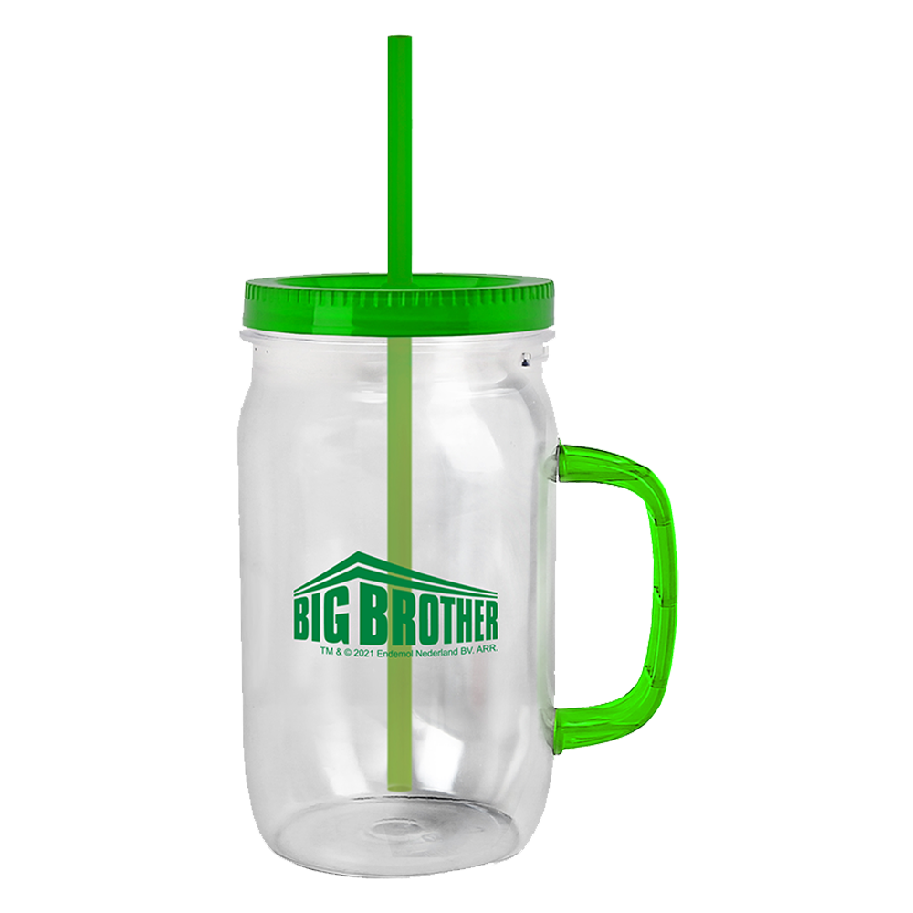 Big Brother Mason Jar Tumbler | Official CBS Entertainment Store