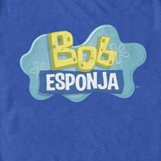 SpongeBob Bob Esponja Logo Adult T-Shirt - SpongeBob SquarePants Official Shop-1