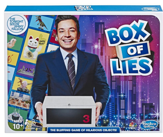 The Tonight Show Starring Jimmy Fallon Box of Lies Game