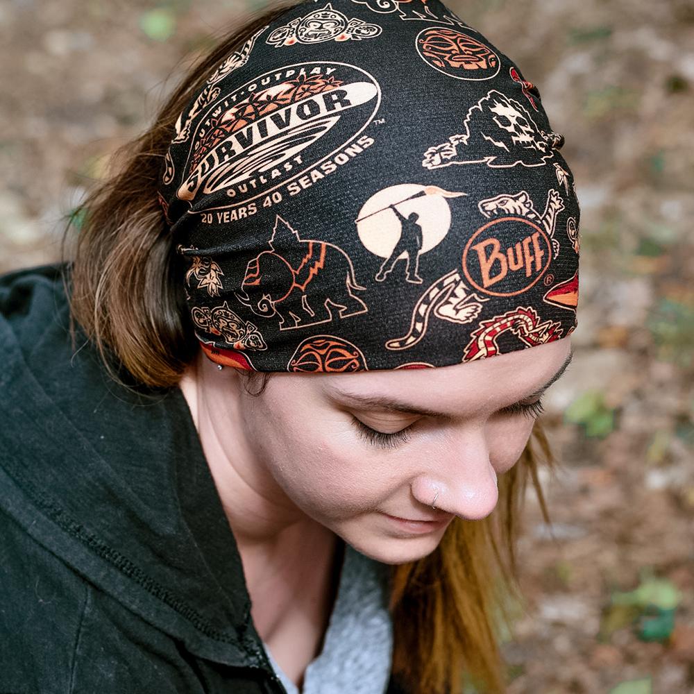 Survivor 20 Years 40 Seasons Commemorative Black BUFF ® Headwear | Official CBS Entertainment Store