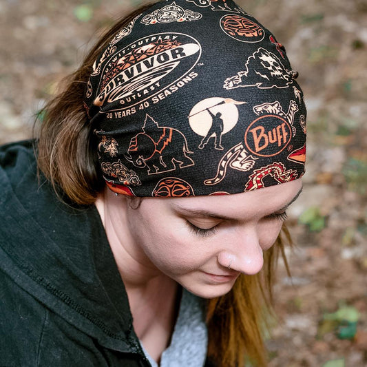 Survivor 20 Years 40 Seasons Commemorative Black BUFF ® Headwear | Official CBS Entertainment Store-4