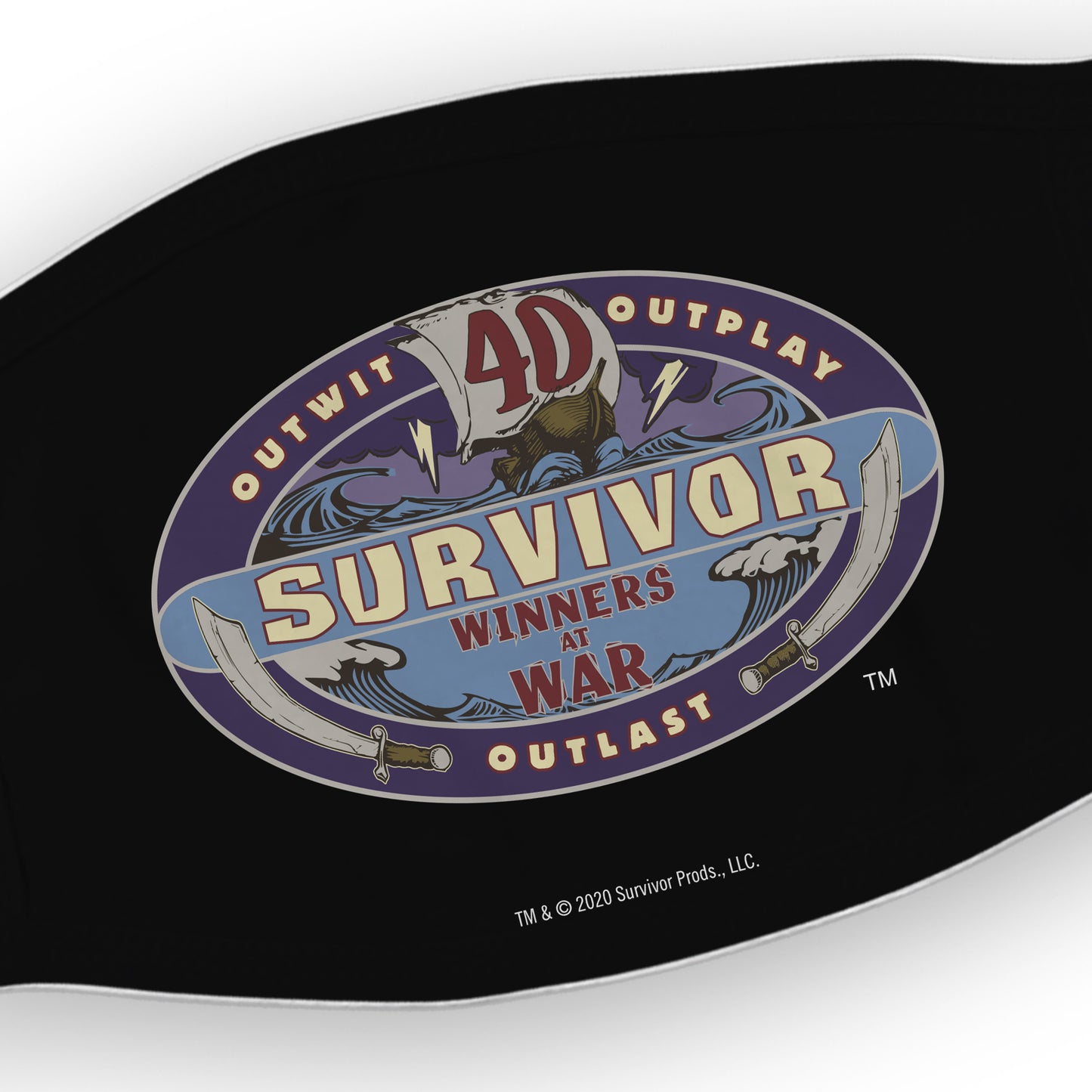 Survivor Season 40 Winners at War Logo Washable Face Mask | Official CBS Entertainment Store