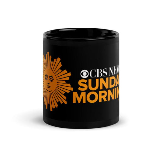 CBS News Sunday Morning 11 oz Black Mug | Official CBS Entertainment Store