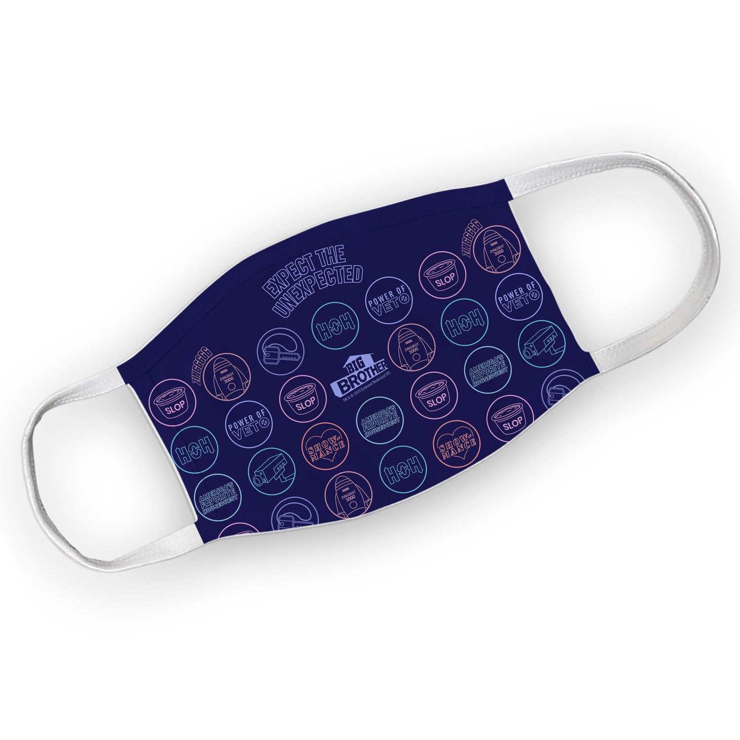 Big Brother Logo Mash Up Washable Face Mask | Official CBS Entertainment Store