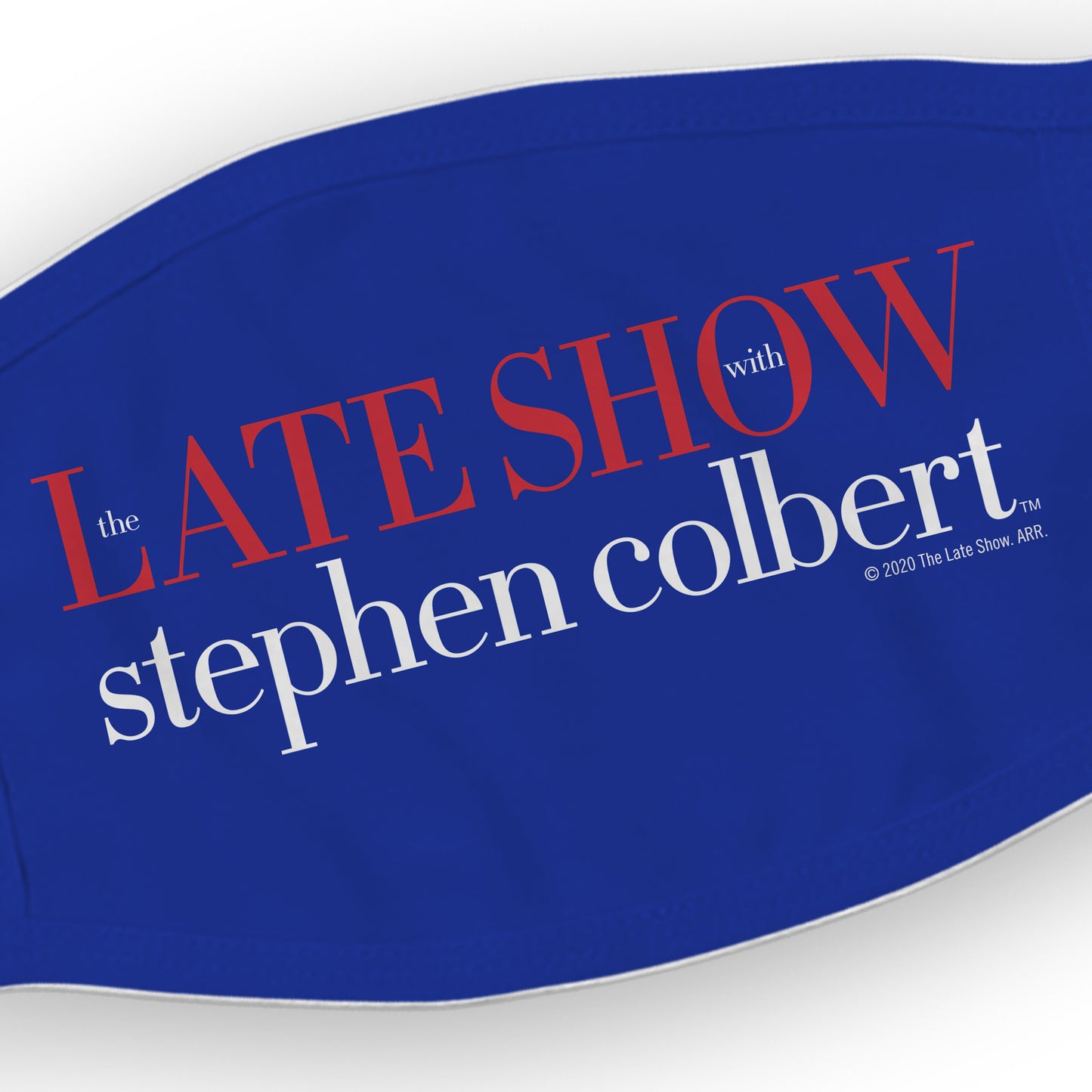 The Late Show with Stephen Colbert Logo Washable Face Mask | Official CBS Entertainment Store