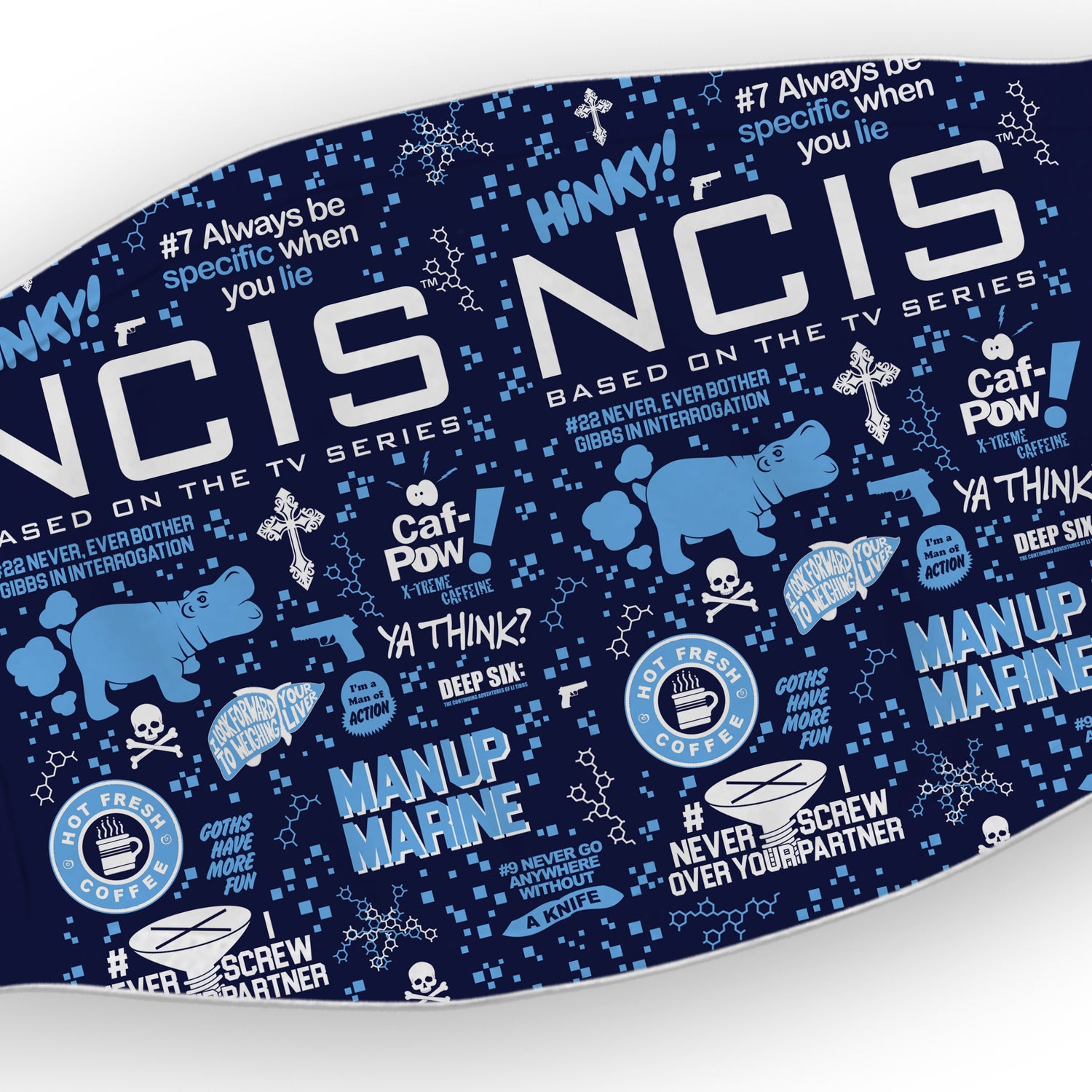 NCIS Mash Up Washable Face Mask | Official CBS Entertainment Store