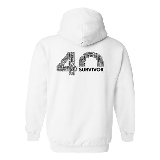 Survivor 40th Season Anniversary Logo Fleece Hooded Sweatshirt-1