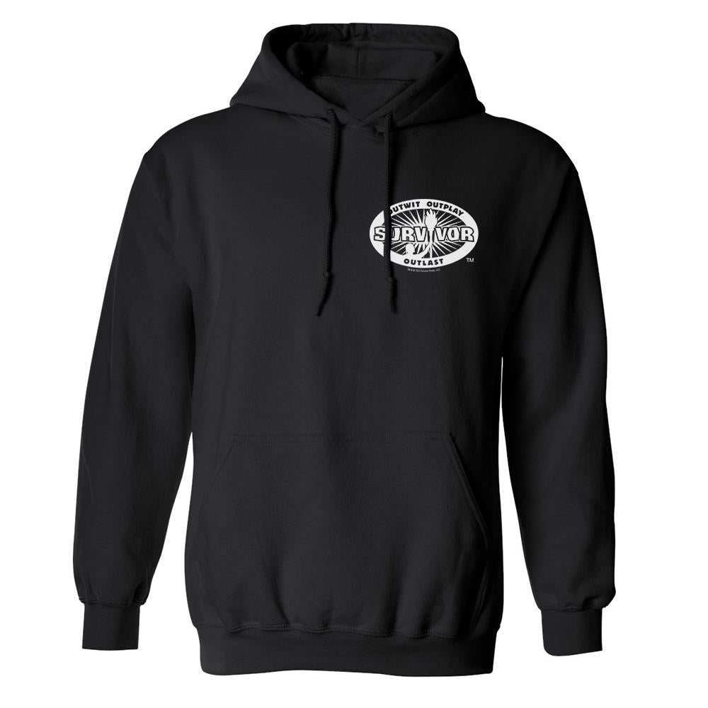 Survivor 40th Season Anniversary Logo Fleece Hooded Sweatshirt | Official CBS Entertainment Store