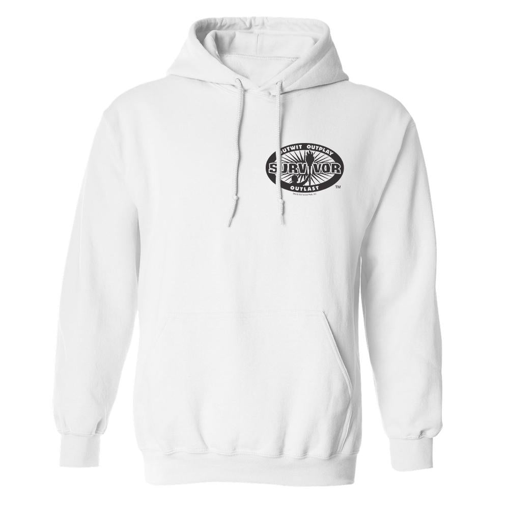 Survivor 40th Season Anniversary Logo Fleece Hooded Sweatshirt