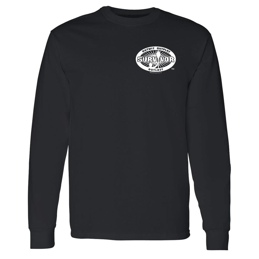 Survivor 40th Season Anniversary Logo Adult Long Sleeve T-Shirt | Official CBS Entertainment Store