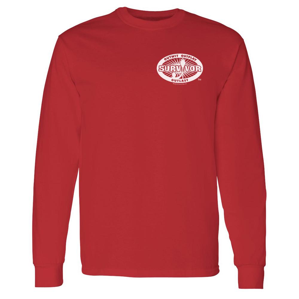 Survivor 40th Season Anniversary Logo Adult Long Sleeve T-Shirt | Official CBS Entertainment Store