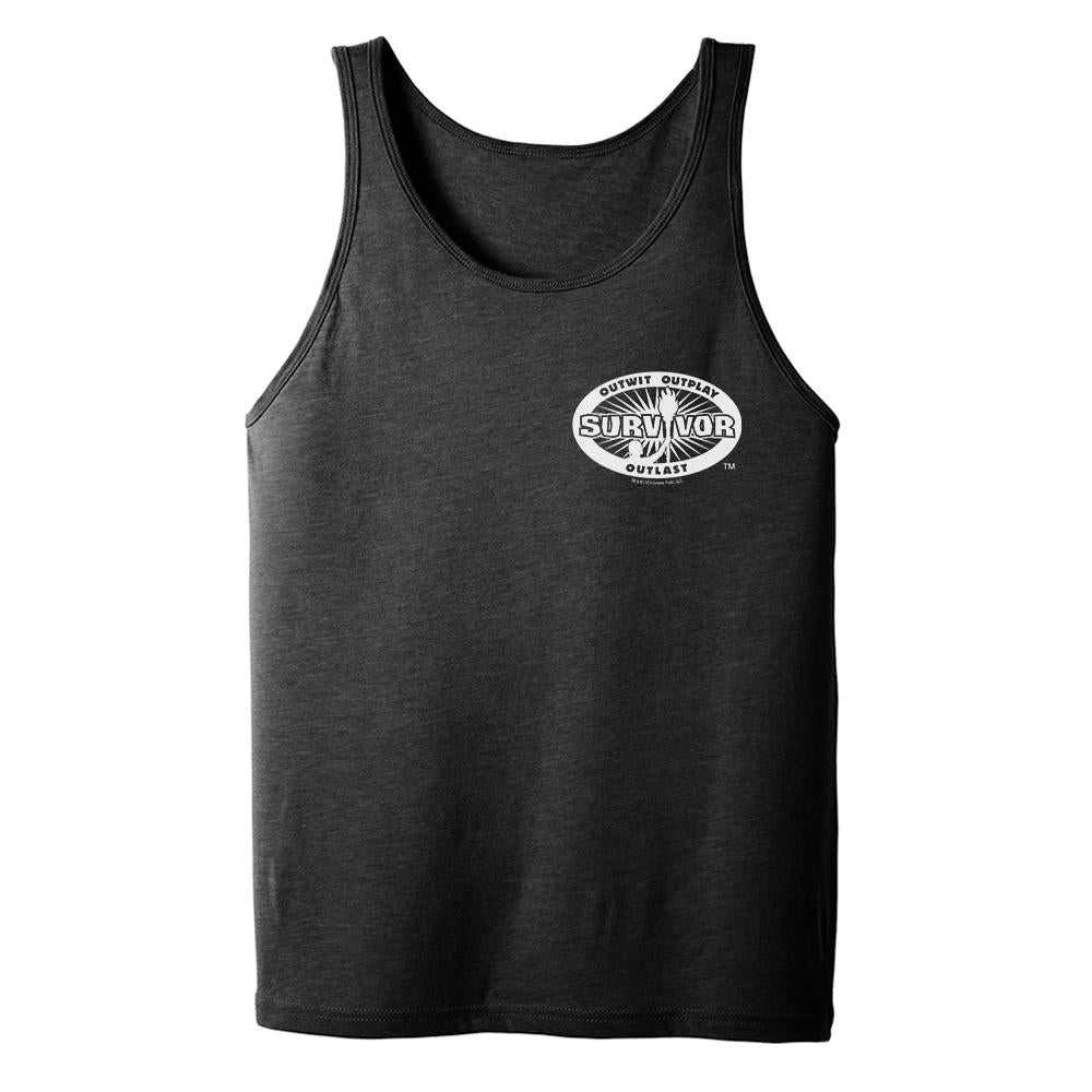 Survivor 40th Season Anniversary Logo Adult Tank Top