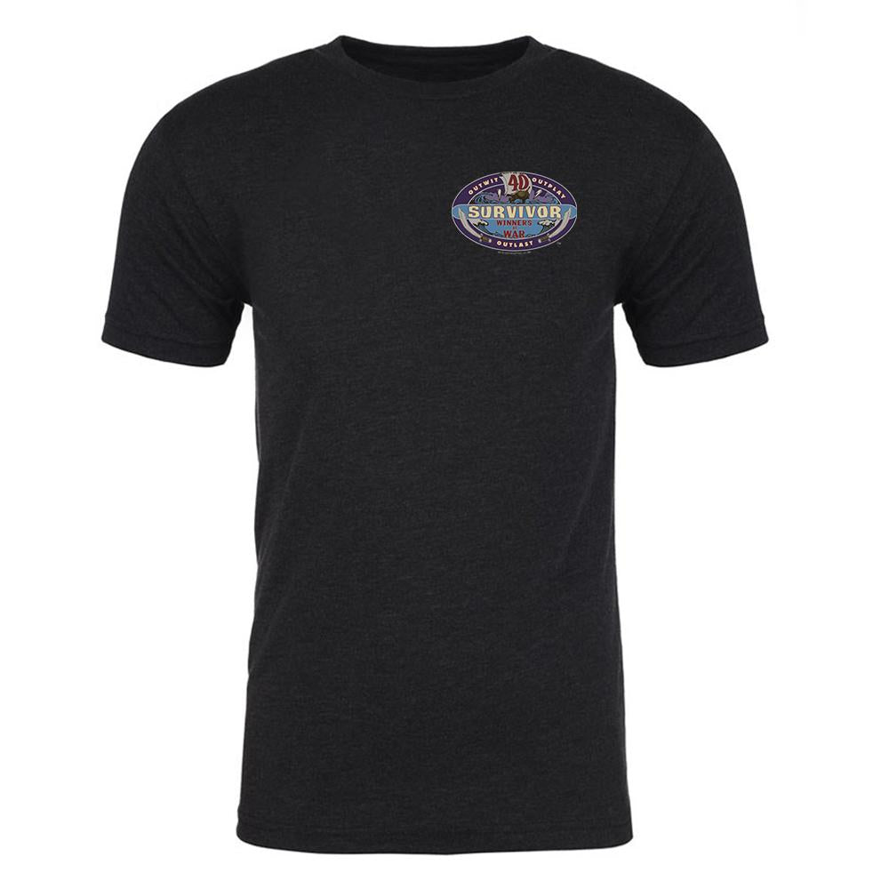 Survivor Season 40 Winners at War Elements Men's Tri-Blend T-Shirt