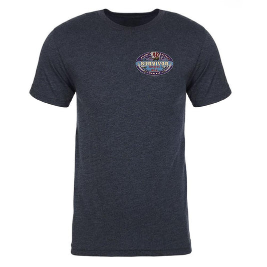 Survivor Season 40 Winners at War Elements Men's Tri-Blend T-Shirt-0