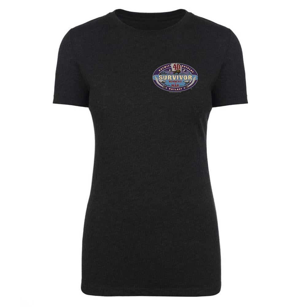 Survivor Season 40 Winners at War Elements Women's Tri-Blend T-Shirt