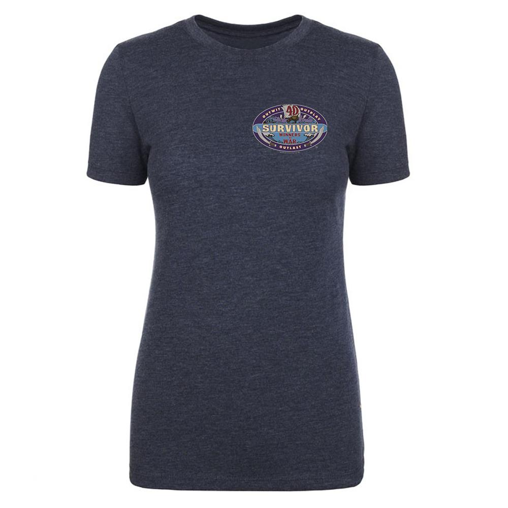 Survivor Season 40 Winners at War Elements Women's Tri-Blend T-Shirt