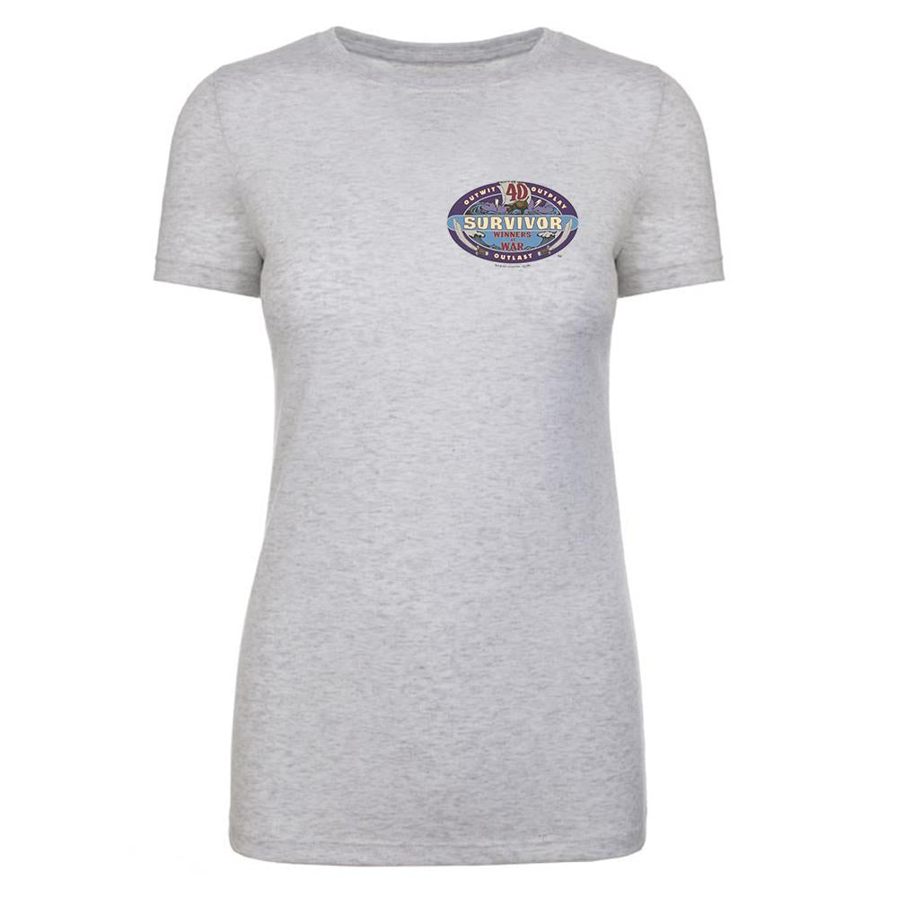 Survivor Season 40 Winners at War Elements Women's Tri-Blend T-Shirt