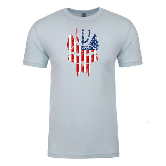 SEAL Team Bravo American Flag Adult Short Sleeve T-Shirt-2