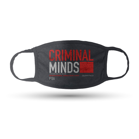 Criminal Minds Assorted Washable Face Masks- Pack of 3 | Official CBS Entertainment Store-1