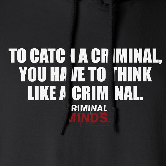 Criminal Minds To Catch a Criminal Fleece Hooded Sweatshirt-1