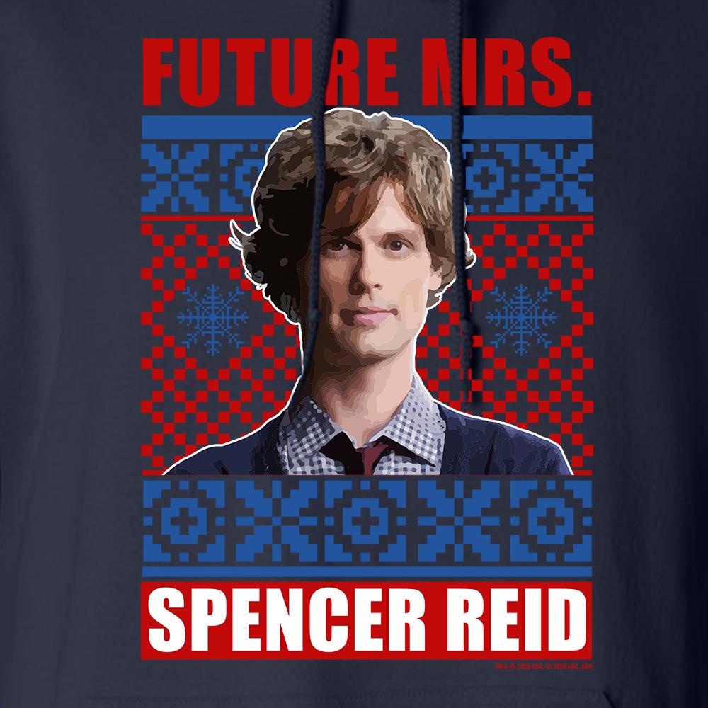 Criminal Minds Mrs. Spencer Reid Holiday Fleece Hooded Sweatshirt | Official CBS Entertainment Store