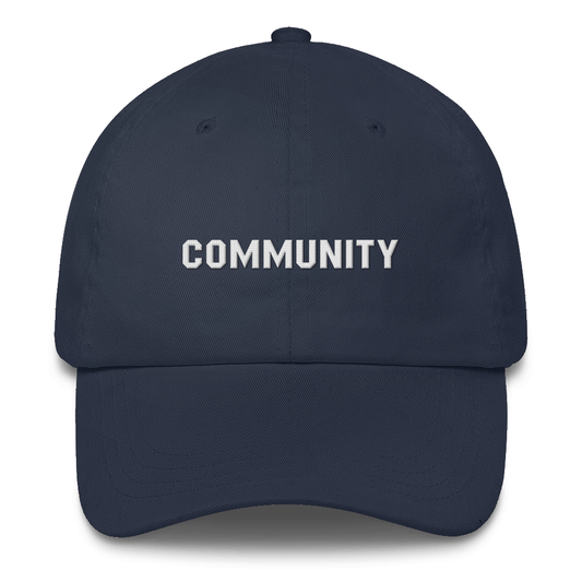 Community Logo Low Profile Cap Embroidered Hat-2