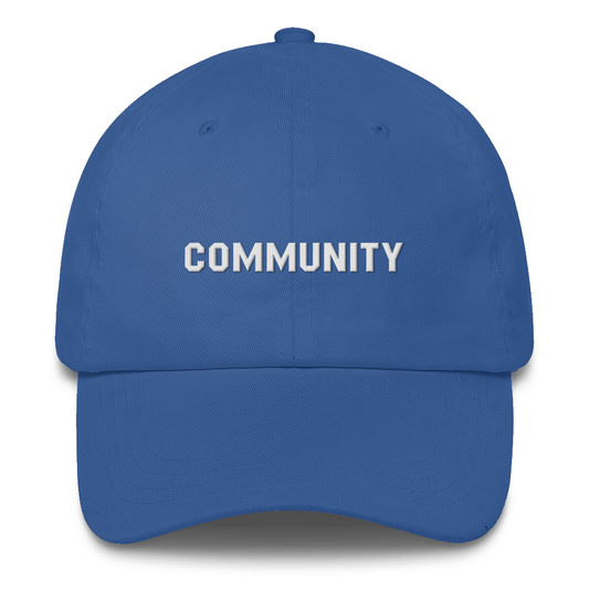 Community Logo Low Profile Cap Embroidered Hat-3