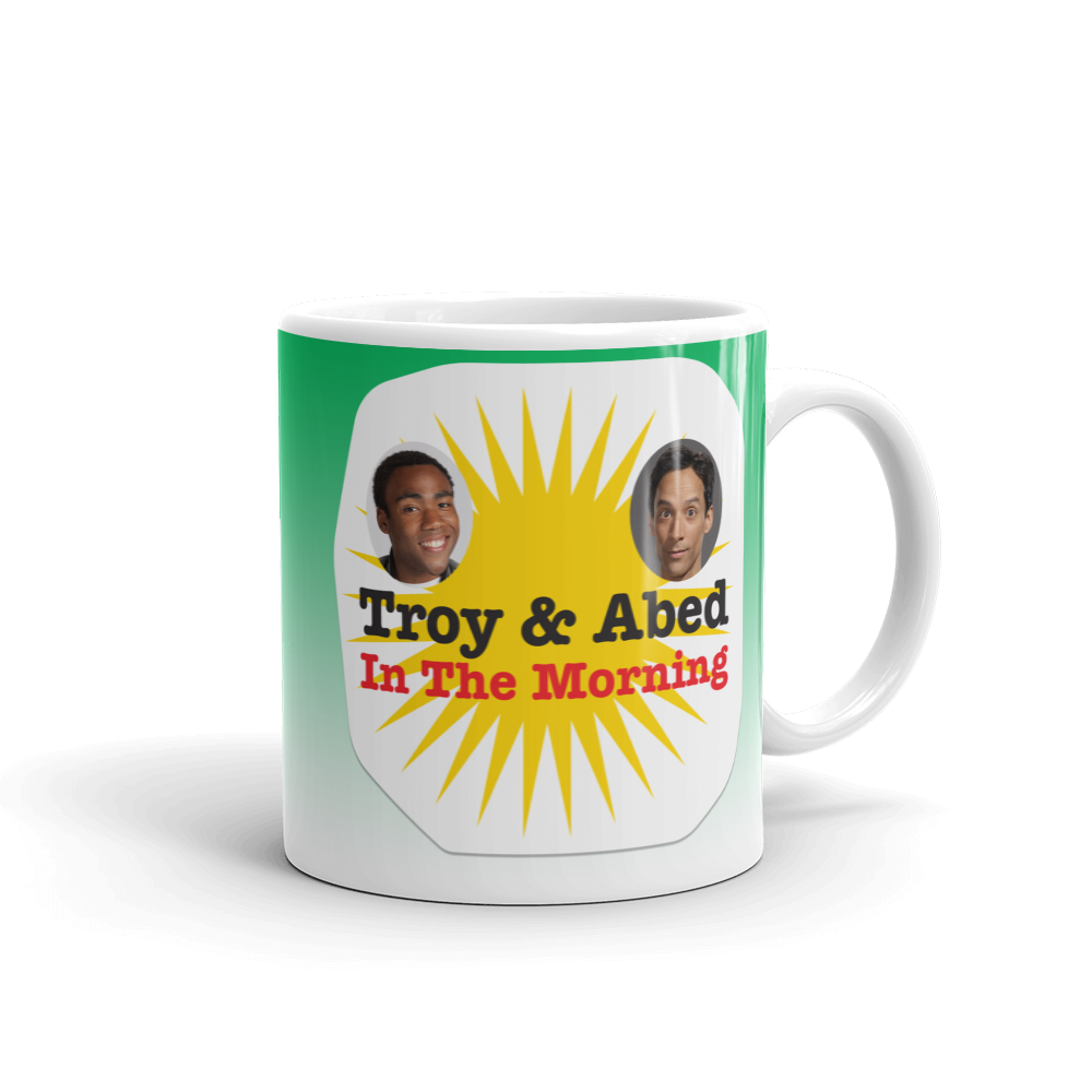 Community Troy & Abed in the Morning White Mug