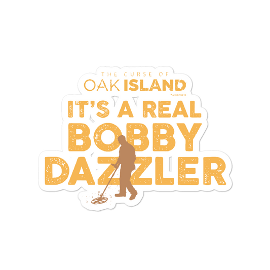 The Curse of Oak Island Bobby Dazzler  Die Cut Sticker-0