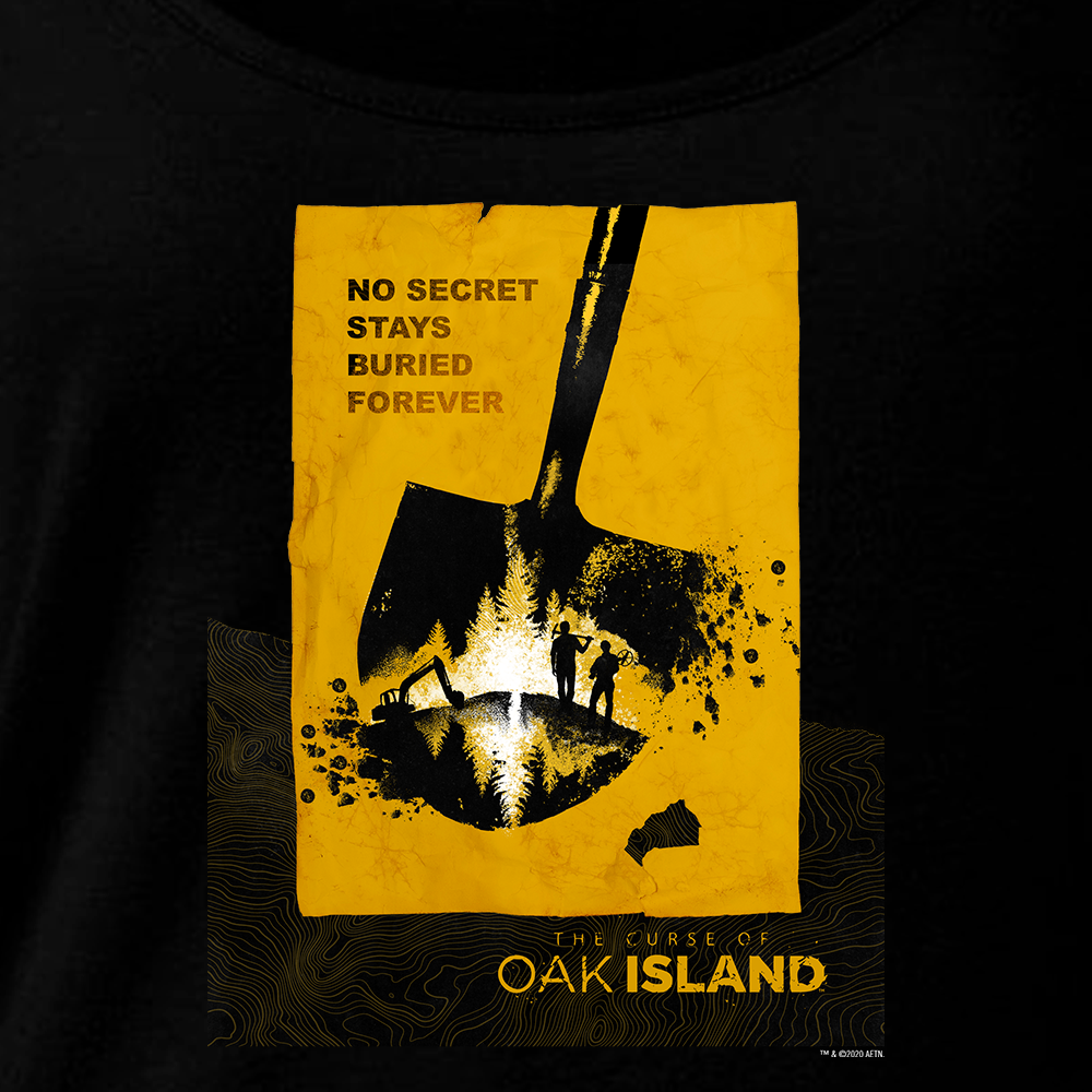 The Curse of Oak Island No Secret Stays Buried Women's Relaxed Scoop Neck T-Shirt