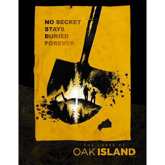 The Curse of Oak Island No Secret Stays Buried Sherpa Blanket-1