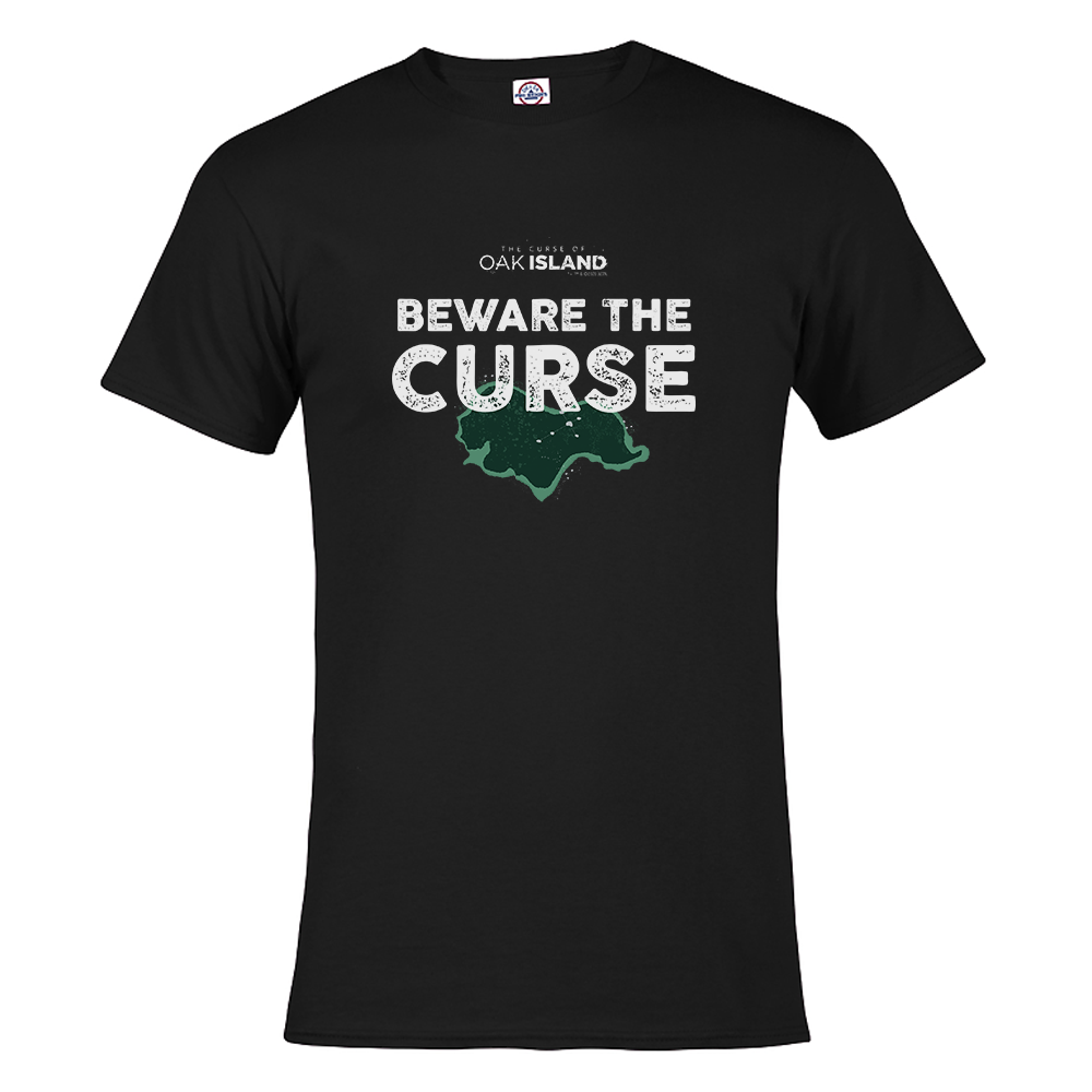 The Curse of Oak Island Beware of the Curse Adult Short Sleeve T-Shirt